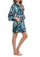 Women's Hollyn Satin Wrapper Robe