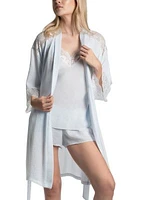 Satin Wrapper Robe