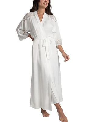 Long Satin Robe