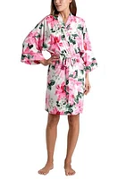 Floral Knit Robe