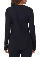 Cottonwear Long Sleeve Scoop Neck Lounge Top