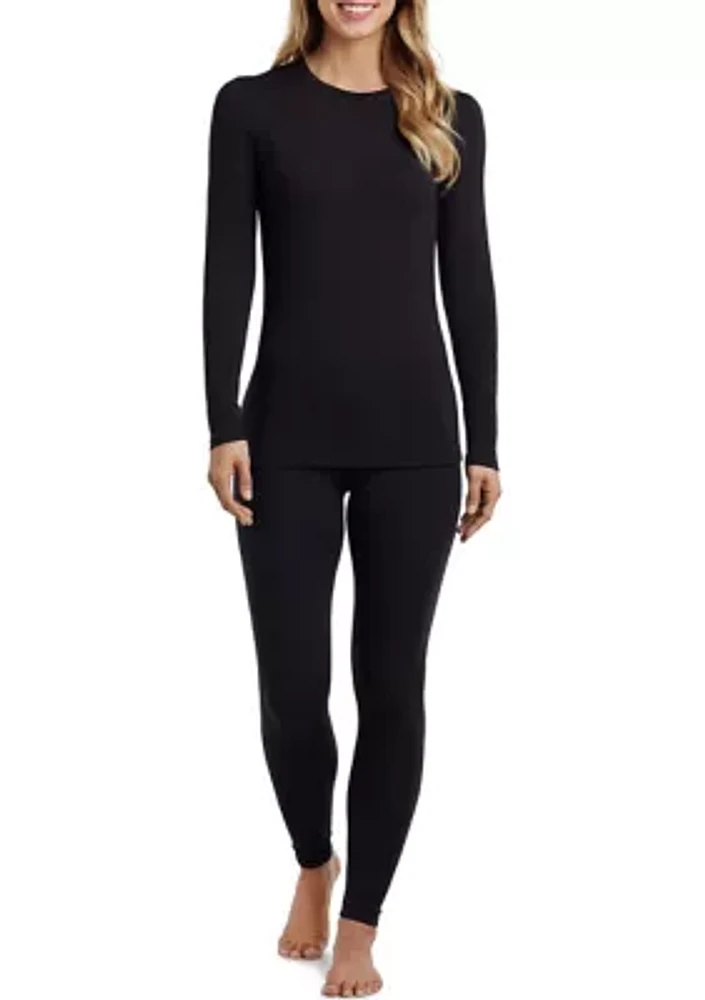 Softwear with Stretch Long Sleeve Crew Neck Top