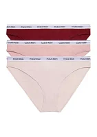 Modern Logo Cotton Bikini Panties - 3 Pack