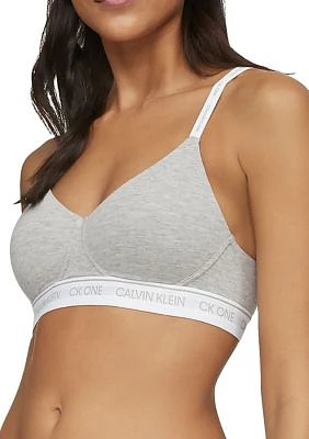 CK One Cotton Lightly Lined Bralette