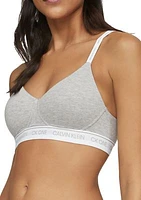 CK One Cotton Lightly Lined Bralette