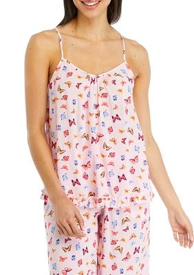 Women's Sleeveless V-Neck Pajama Cami