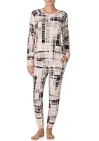 Women's Long Sleeve Top and Jogger Pajama Set