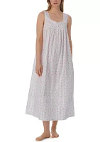 Sleeveless Long Nightgown