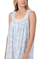 Cotton Lawn Ballet Sleeveless Nightgown