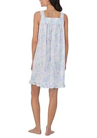 Cotton Lawn Short Sleeveless Chemise