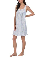 Cotton Lawn Short Sleeveless Chemise