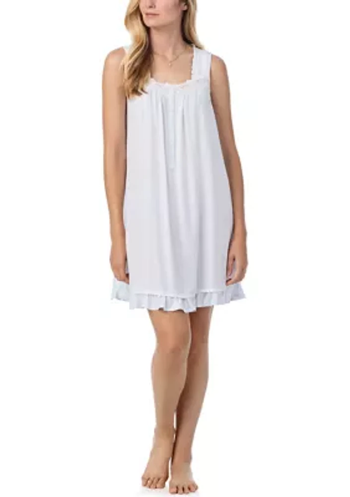 EcoVero Rayon Short Sleeveless Nightgown