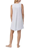 EcoVero Rayon Short Sleeveless Nightgown