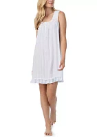 EcoVero Rayon Short Sleeveless Nightgown