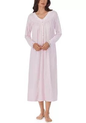 Sweater Knit Ballet Long Sleeve Nightgown