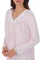 Sweater Knit Ballet Long Sleeve Nightgown