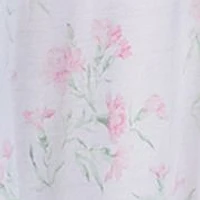 Cotton Modal Jersey Waltz Cap Sleeve Printed Nightgown