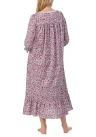 Women's Cotton Lawn Ballet Long Sleeve Nightgown