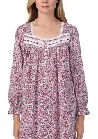 Women's Cotton Lawn Ballet Long Sleeve Nightgown