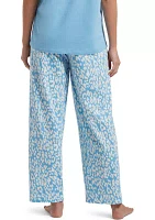 Women's Sleepwell Printed Knit Pajama Pants Made with Temperature Regulating Technology