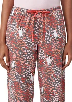 Kitty Heart Garden Printed Long Pajama Pants