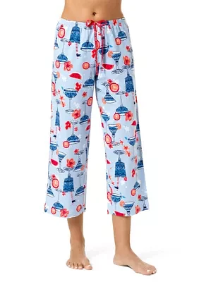 Tipsy Tucket Pajama Capri Pants