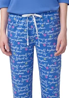 Script Mantras Pajama Pants