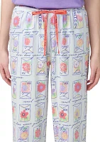 Women's Garden Seeds Capri Pajama Pants