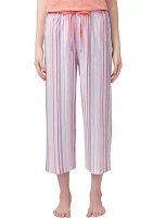 Women's Sunrise Stripe Capri Pajama Pants