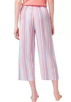 Women's Sunrise Stripe Capri Pajama Pants