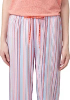 Women's Sunrise Stripe Capri Pajama Pants