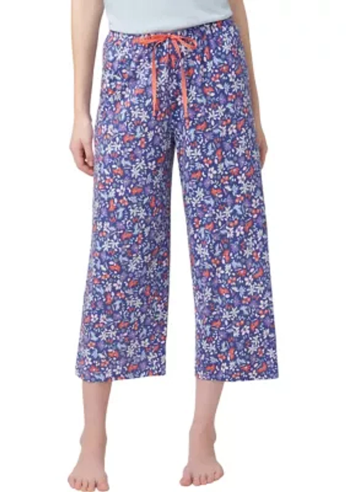 Women's Ditsy Dance Capri Pajama Pants