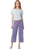 Women's Ditsy Dance Capri Pajama Pants