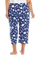 Plus Tea Kettle Capri Pajama Pants