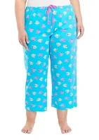 Plus Kissy Fishes Capri Pajama Pants