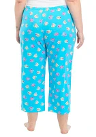 Plus Kissy Fishes Capri Pajama Pants