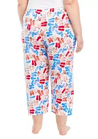 Plus Flip to the Flop Capri Pajama Pants