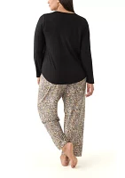 Plus Timeless Soft Jersey Pajama Set