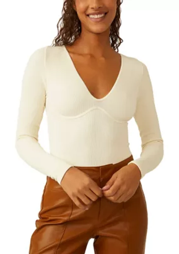 Meg Seamless V-Neck Bodysuit