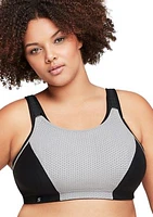 Full Figure Plus Custom Control Sports Bra Wirefree #1166