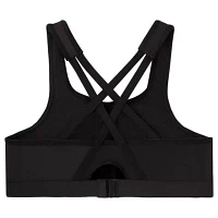 Full Figure Plus Zip Up Front-Closure Sports Bra Wirefree #9266