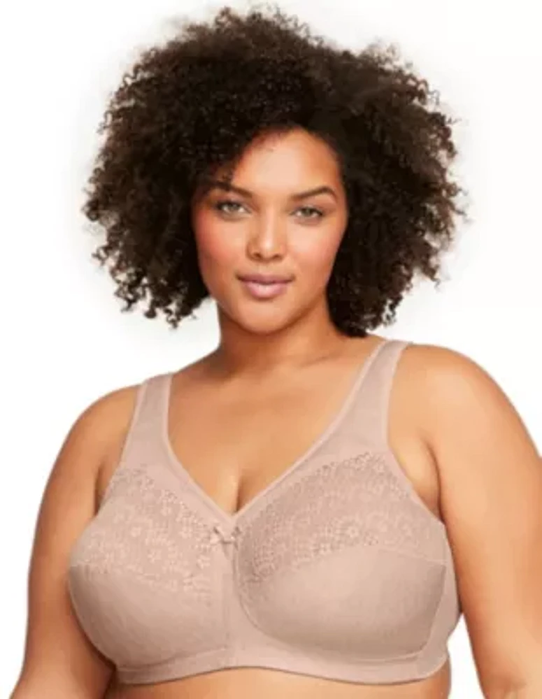 Full Figure Plus MagicLift Moisture Control Bra Wirefree #1064