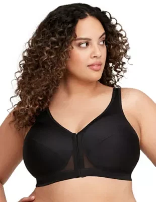 Full Figure Plus MagicLift Front-Closure Posture Back Bra Wirefree #1265