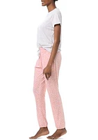 Short Sleeve T-Shirt and Jogger Pants Pajama Set