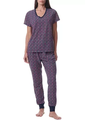 Short Sleeve T-Shirt & Joggers Pajama Set