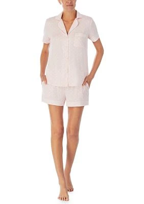 Women's Modal Jersey Short Sleeve Pajama Set