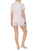 2-Piece Short Sleeve Modal Shortie Pajama Set