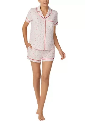 Women's Cozy Jersey Short Pajama Set