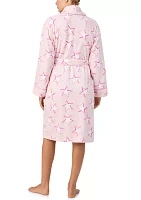 Printed Chenille Robe