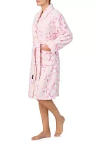 Printed Chenille Robe